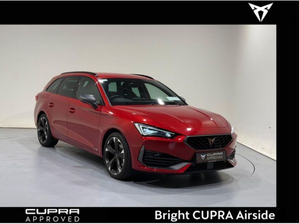 Cupra Leon Estate, Petrol Plug-in Hybrid, 2024, Red