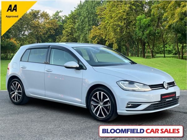 Volkswagen Golf Hatchback, Petrol, 2018, White