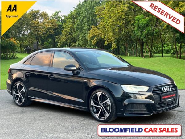 Audi A3 Saloon, Petrol, 2019, Black