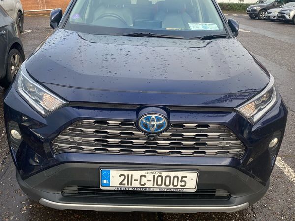 Toyota RAV4 SUV, Petrol Hybrid, 2021, Blue