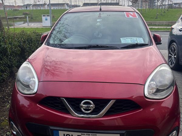 Nissan March Hatchback, Petrol, 2016, Red