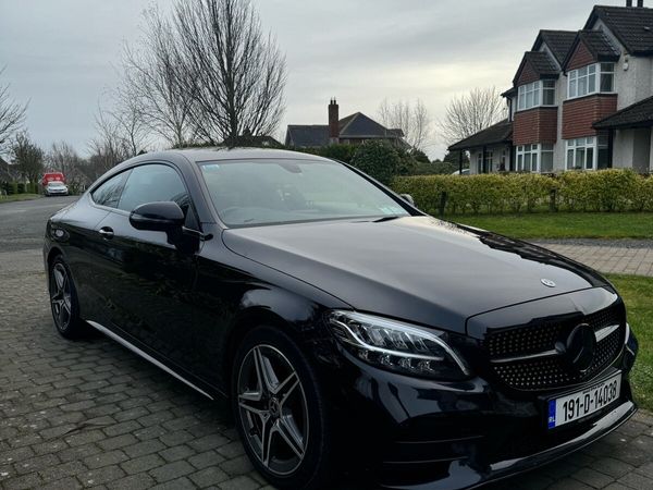 Mercedes-Benz C-Class Coupe, Diesel, 2019, Black