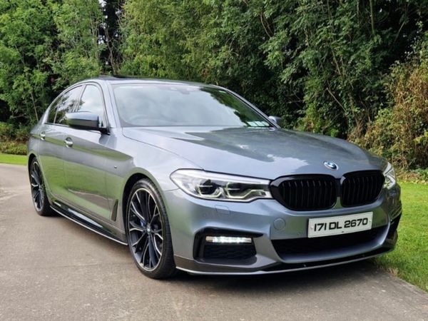 BMW 5-Series Saloon, Diesel, 2017, Blue