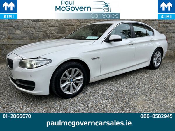 BMW 5-Series Saloon, Diesel, 2016, White