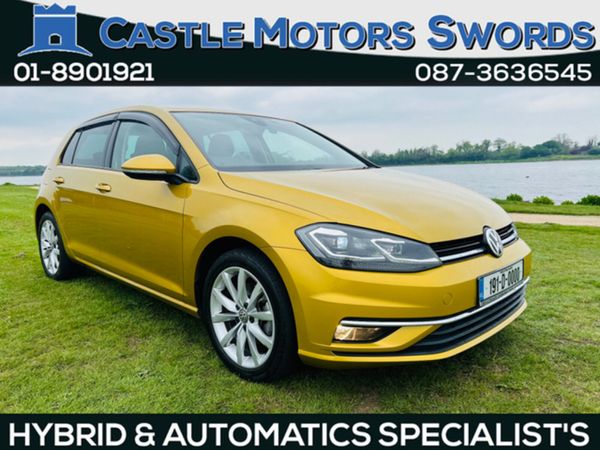Volkswagen Golf Hatchback, Petrol, 2019, Yellow