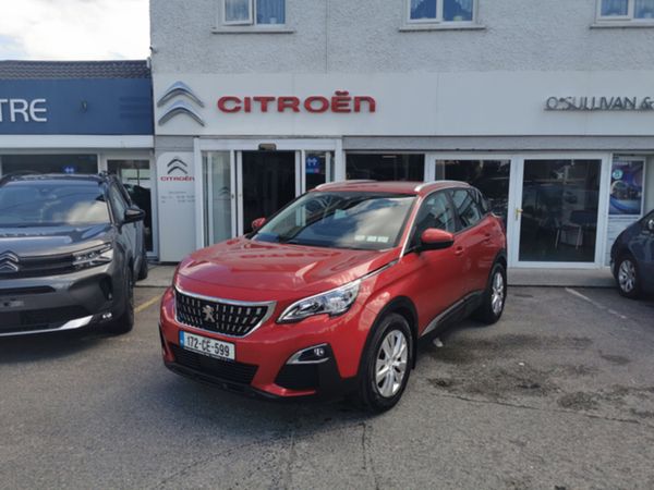 Peugeot 3008 Hatchback, Diesel, 2017, Red
