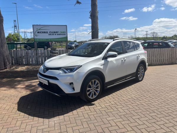 Toyota RAV4 Estate, Petrol Hybrid, 2017, White