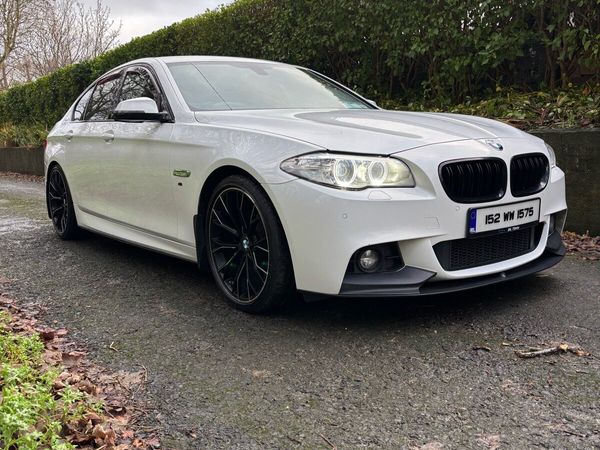BMW 5-Series Saloon, Diesel, 2015, White