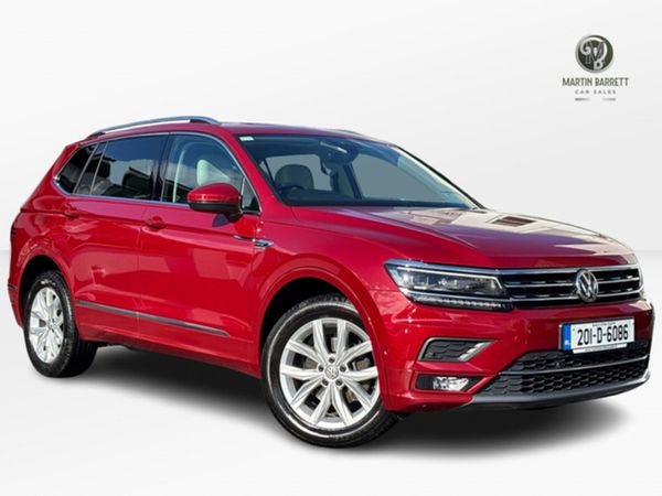Volkswagen Tiguan Allspace Estate, Diesel, 2020, Red