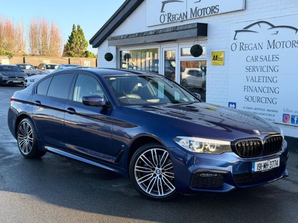BMW 5-Series Saloon, Petrol Plug-in Hybrid, 2019, Blue