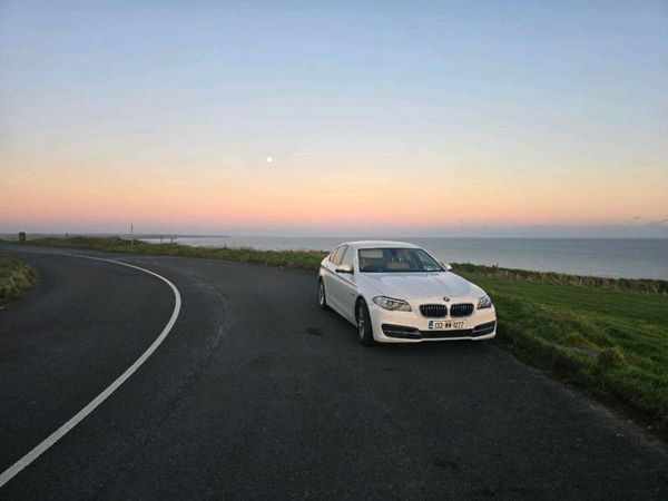 BMW 5-Series Saloon, Diesel, 2013, White