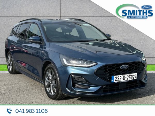 Ford Focus Estate, Petrol Hybrid, 2023, Blue