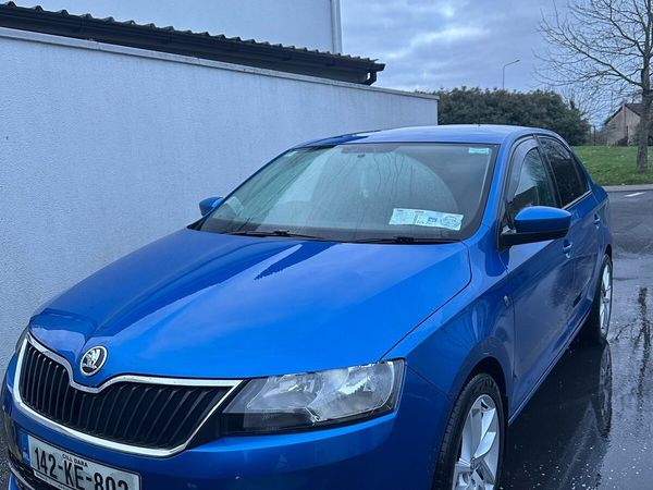 Skoda Rapid Saloon, Petrol, 2014, Blue