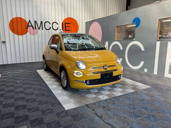 Fiat 500 Hatchback, Petrol, 2017, Yellow