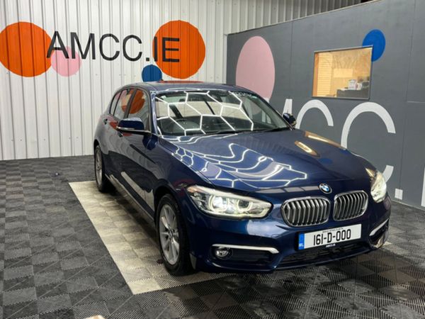 BMW 1-Series Hatchback, Diesel, 2016, Blue