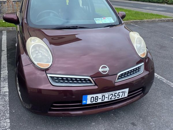 Nissan Micra Hatchback, Petrol, 2008, Red