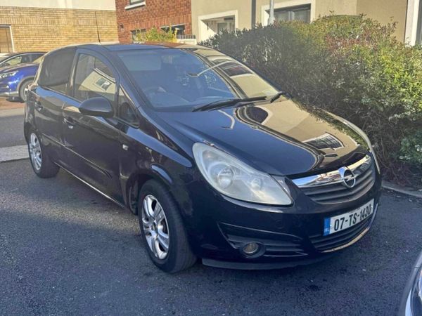 Opel Corsa Hatchback, Petrol, 2007, Black