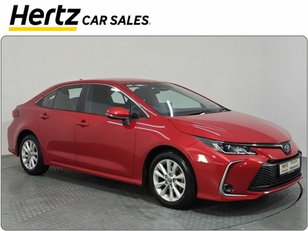 Toyota Corolla Saloon, Petrol Hybrid, 2023, Red