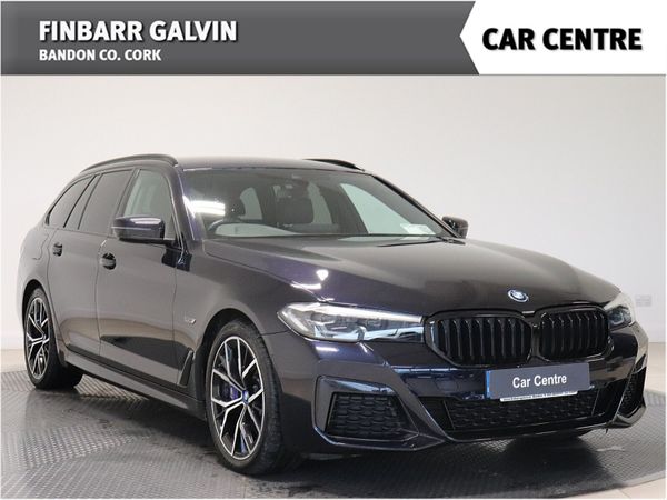 BMW 5-Series Estate, Petrol Plug-in Hybrid, 2022, Black