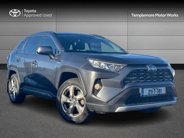 Toyota RAV4 SUV, Petrol Hybrid, 2021, Grey