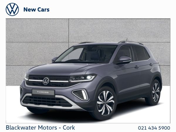 Volkswagen T-Cross SUV, Petrol, 2026, Black