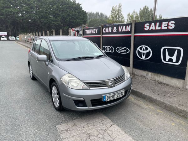 Nissan Tiida Hatchback, Petrol, 2008, Grey