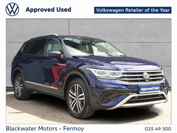 Volkswagen Tiguan Allspace Estate, Diesel, 2022, Blue