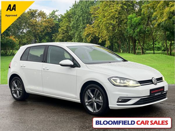 Volkswagen Golf Hatchback, Petrol, 2019, White