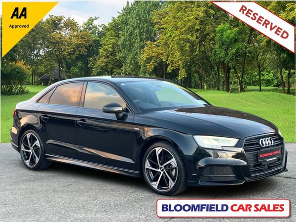 Audi A3 Saloon, Petrol, 2019, Black