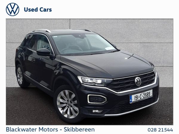 Volkswagen T-Roc SUV, Diesel, 2019, Black