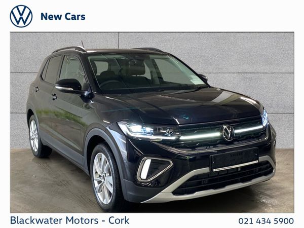 Volkswagen T-Cross SUV, Petrol, 2025, Black