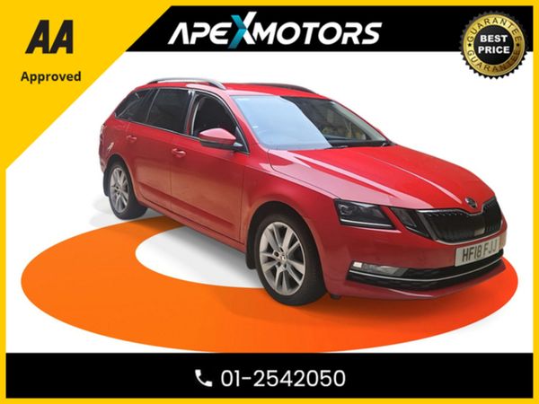 Skoda Octavia Estate, Diesel, 2018, Red