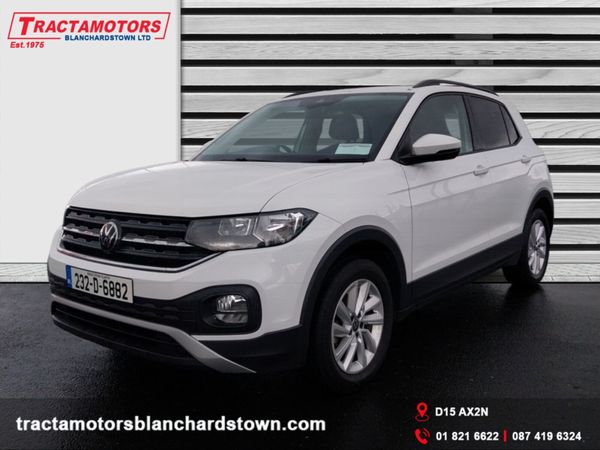 Volkswagen T-Cross SUV, Petrol, 2023, White