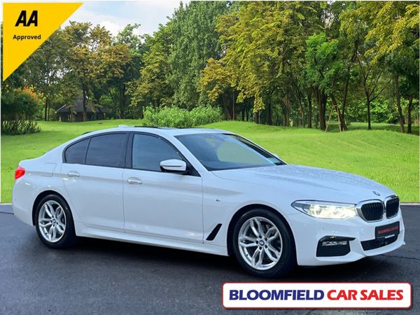 BMW 5-Series Saloon, Diesel, 2017, White