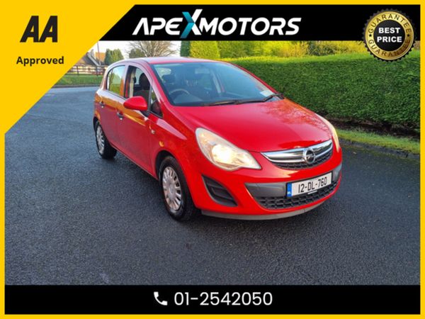 Opel Corsa Hatchback, Petrol, 2012, Red