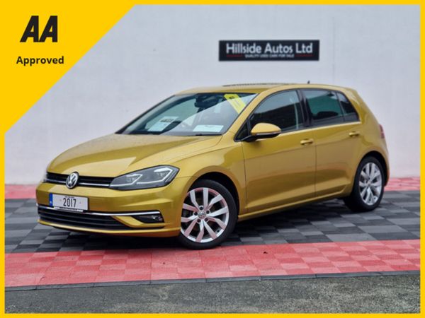 Volkswagen Golf Hatchback, Petrol, 2017, Gold