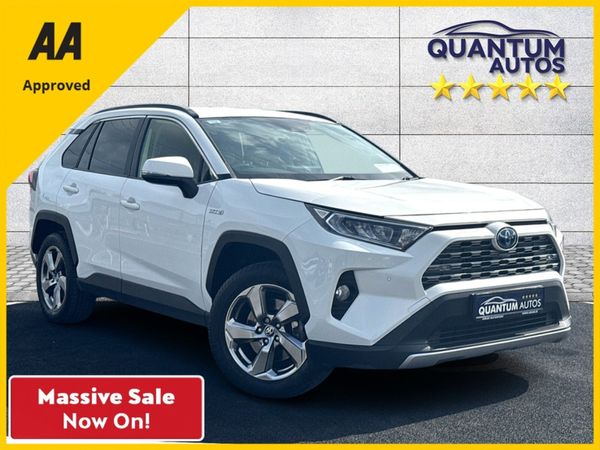 Toyota RAV4 SUV, Petrol Hybrid, 2019, White