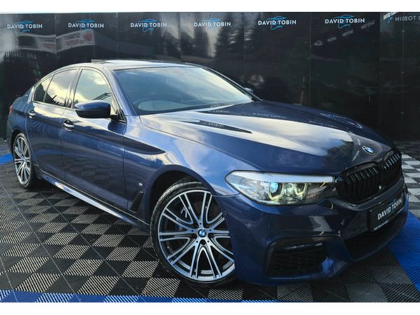 BMW 5-Series Saloon, Petrol Plug-in Hybrid, 2019, Blue