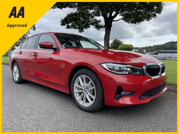 BMW 3-Series Saloon, Petrol Plug-in Hybrid, 2022, Red