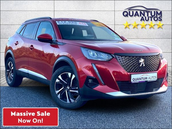 Peugeot 2008 SUV, Petrol, 2021, Red