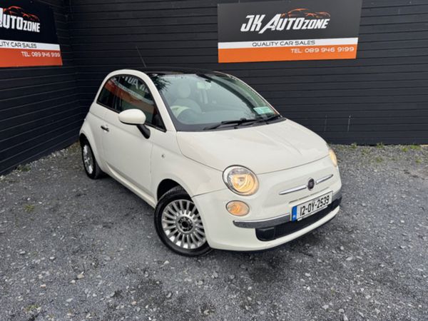Fiat 500 Hatchback, Petrol, 2012, White