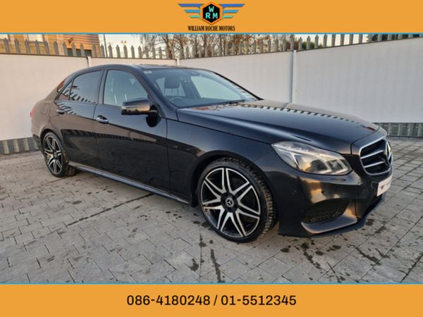 Mercedes-Benz E-Class Saloon, Diesel Hybrid, 2015, Black