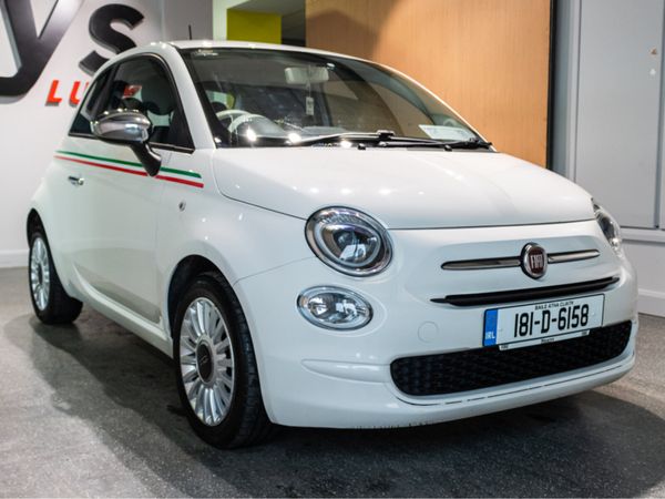 Fiat 500 Hatchback, Petrol, 2018, White