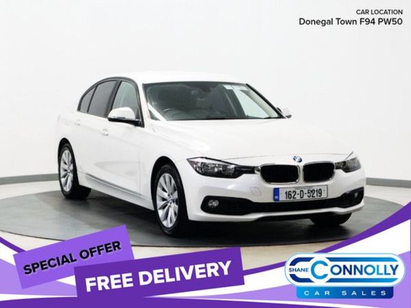 BMW 3-Series Saloon, Diesel, 2016, White