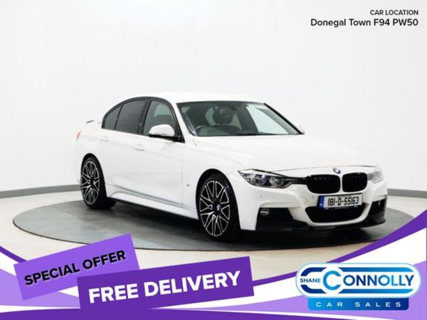 BMW 3-Series Saloon, Petrol Plug-in Hybrid, 2018, White