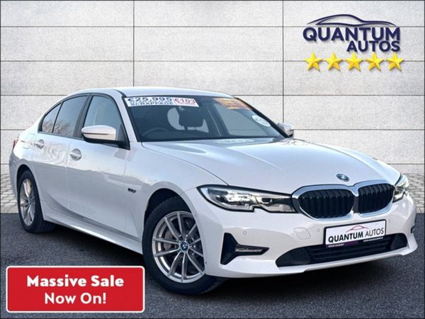BMW 3-Series Saloon, Petrol Plug-in Hybrid, 2021, White