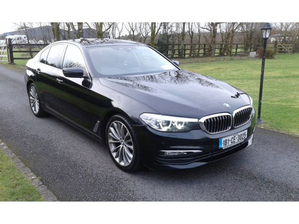 BMW 5-Series Saloon, Diesel, 2018, Black