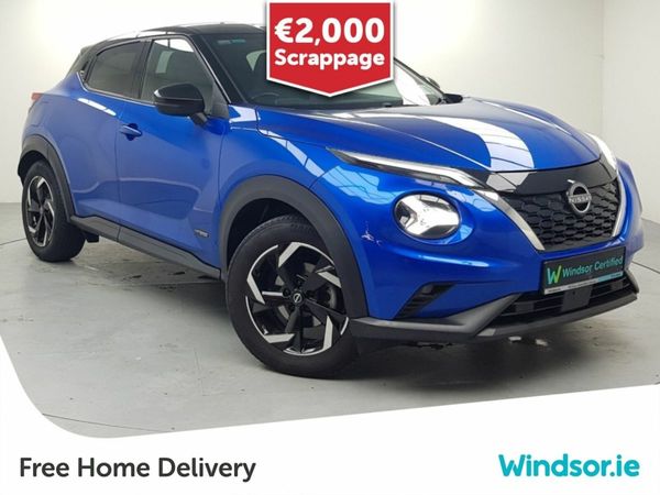 Nissan Juke SUV, Petrol Hybrid, 2023, Blue