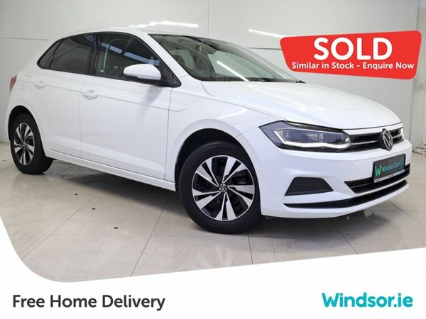 Volkswagen Polo Hatchback, Petrol, 2021, White