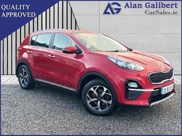 Kia Sportage MPV, Diesel Hybrid, 2020, Red